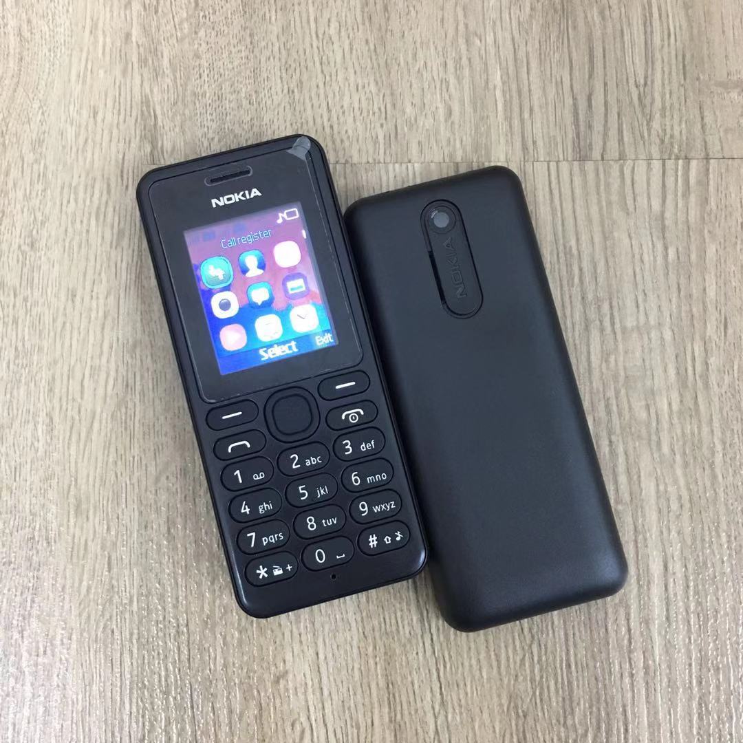 (BLACK)NOKIA 108 DUAL SIM IMPORT REFURBISHED